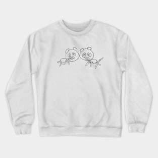 Panda twins Crewneck Sweatshirt